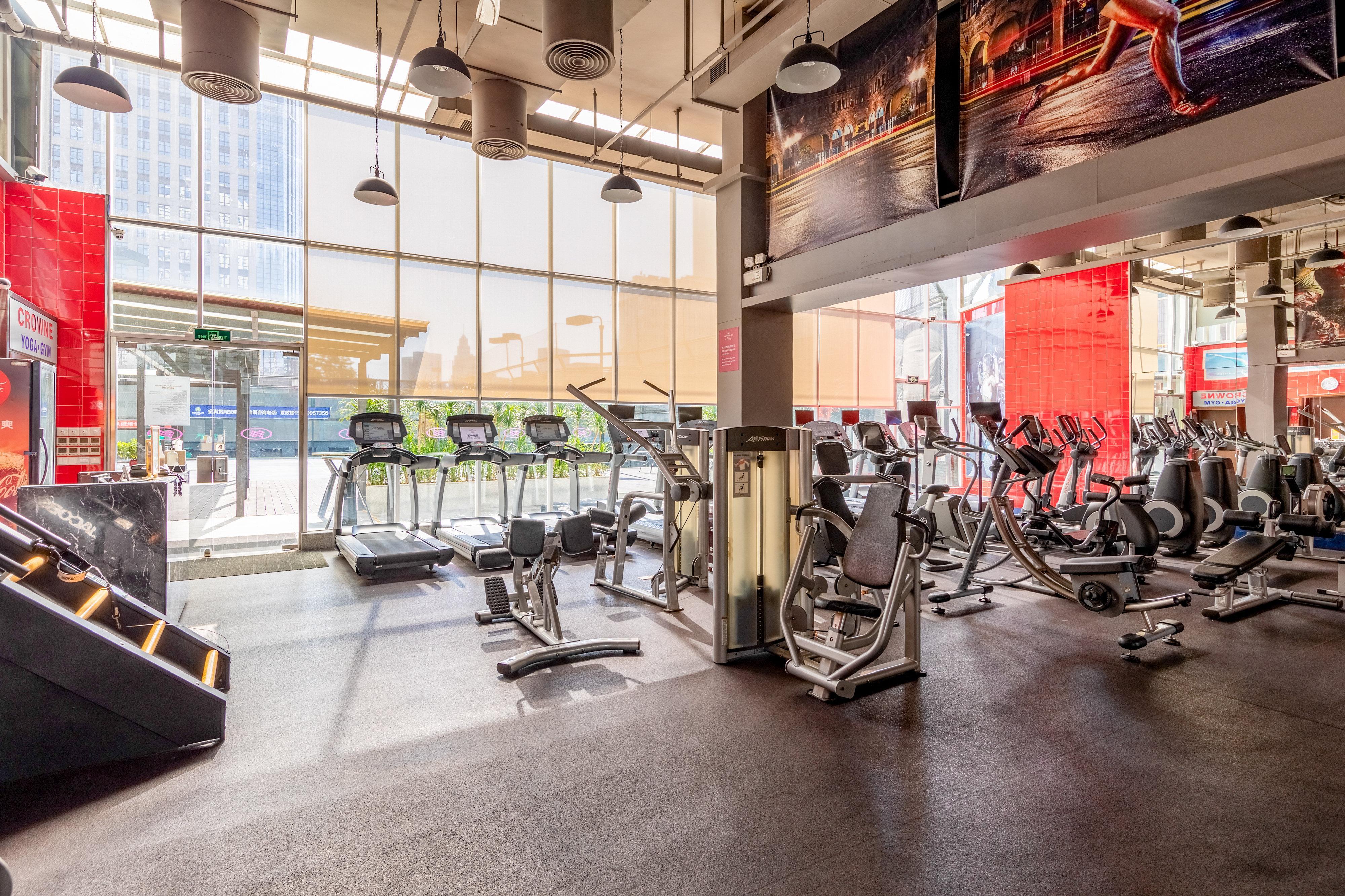 Crowne Plaza Guangzhou City Centre By Ihg - Free Shuttle Between Hotel And Exhibition Center During Canton Fair & Exhibitor Registration Counter Екстериор снимка The gym at the hotel